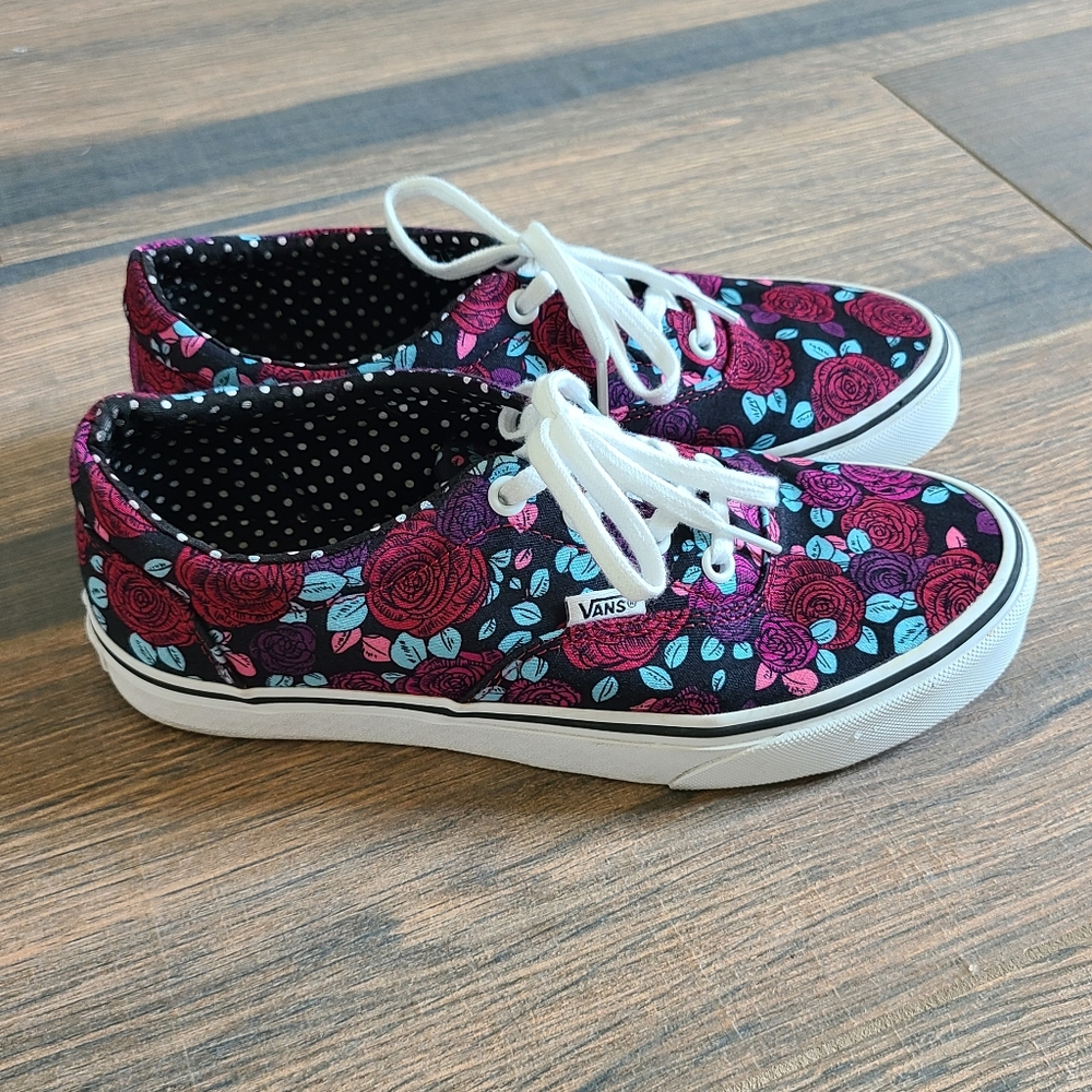 Vans Floral Roses Women's 8